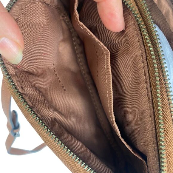 Coach Saddie All Stud Grommets Pouch small crossbody brown suede - Picture 14 of 16